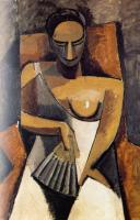Picasso, Pablo - woman with a fan
